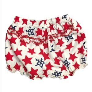 Gymboree Vintage Patriotic Stars Shorts Bloomers Little Firecracker 12-18 month